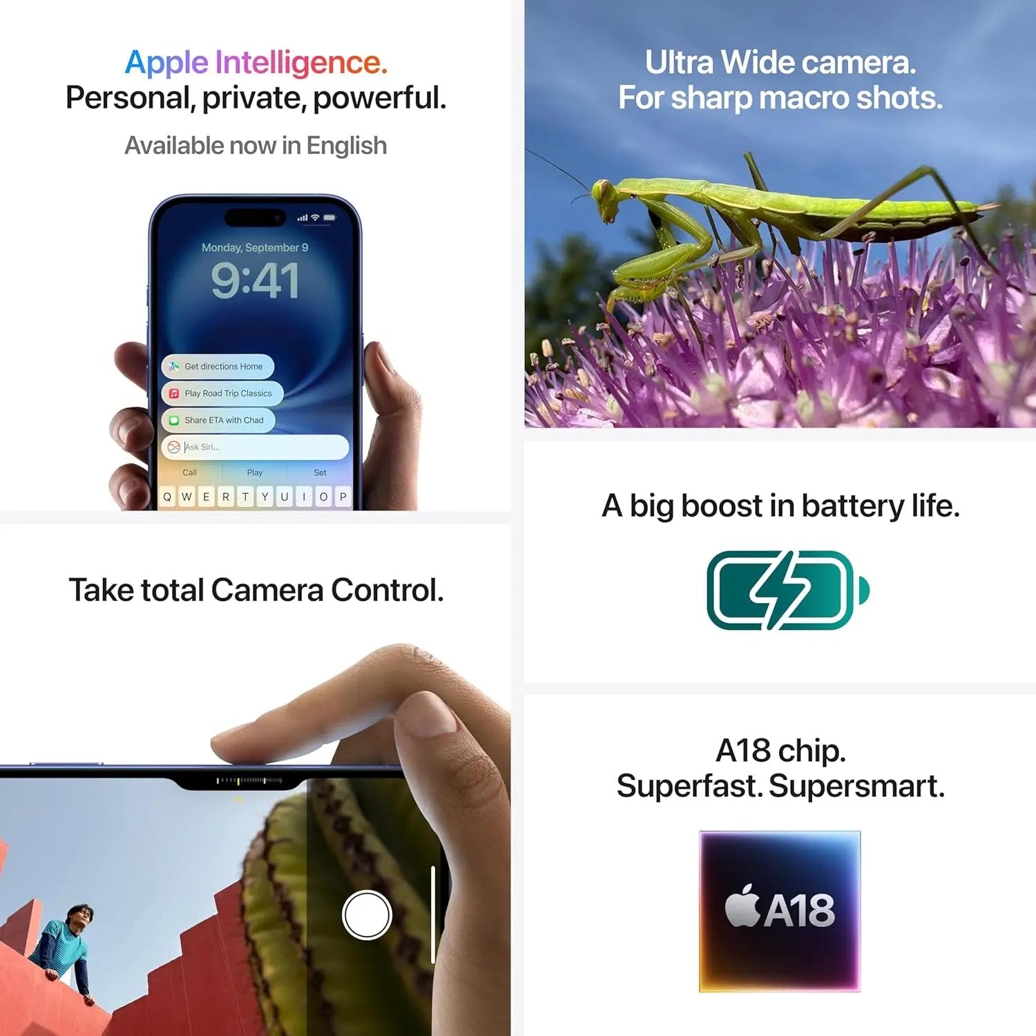 Apple iPhone 16 (Black, 256 GB)